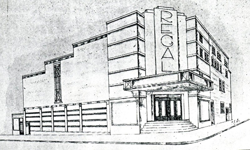 Regal  architects impression in 1936